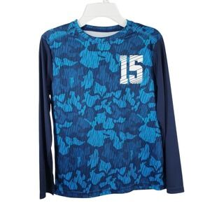 The Children's Place Sport‎ Long Sleeve Tshirt Boy's Size M 7/8 Blue